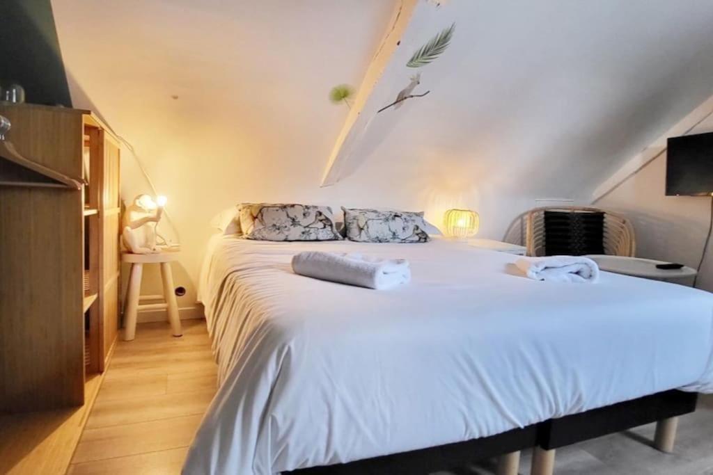 La Cabane - Petit Studio Mansarde - Plage 50M - Rue Gratuite Сен-Мало Экстерьер фото